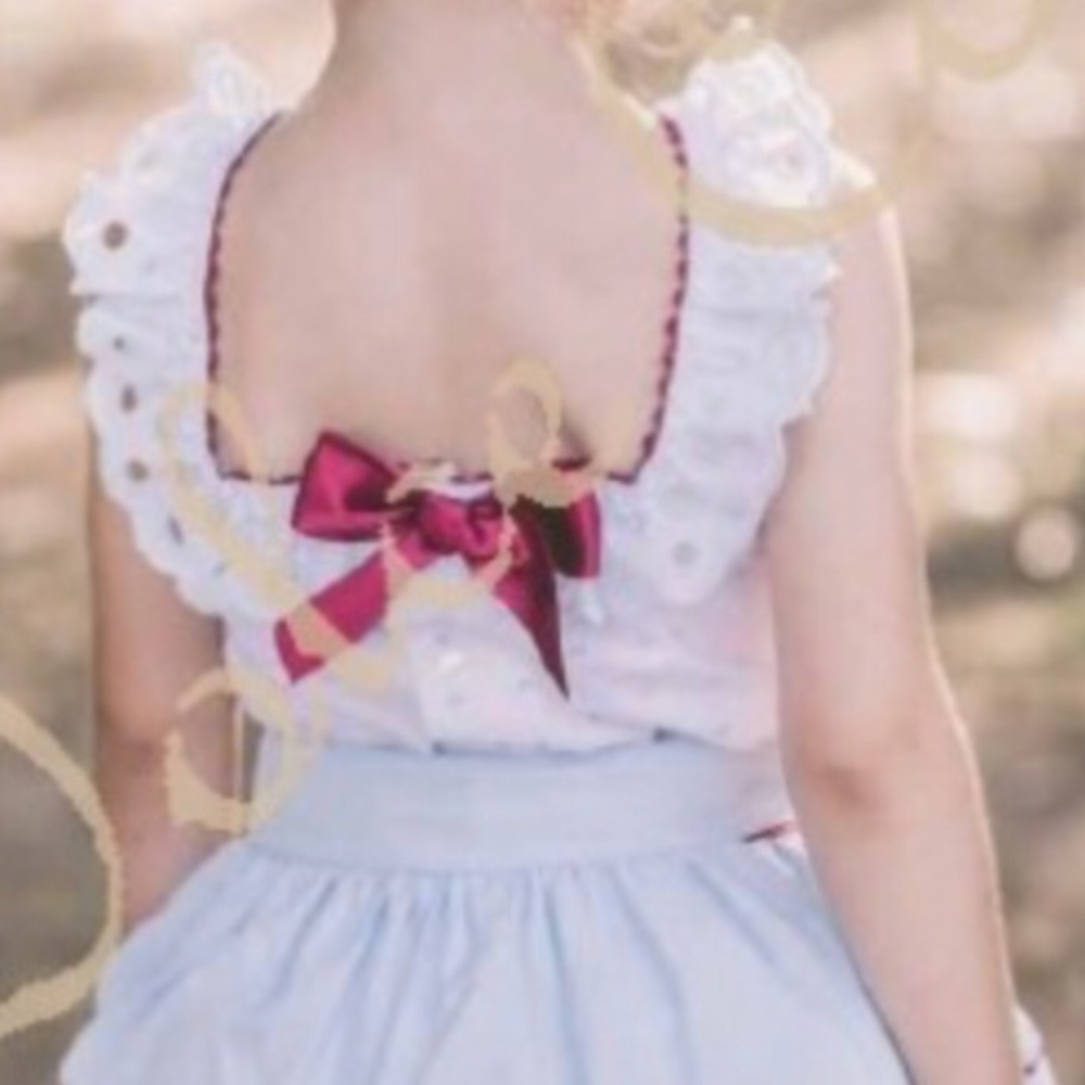 Skirt and blouse set